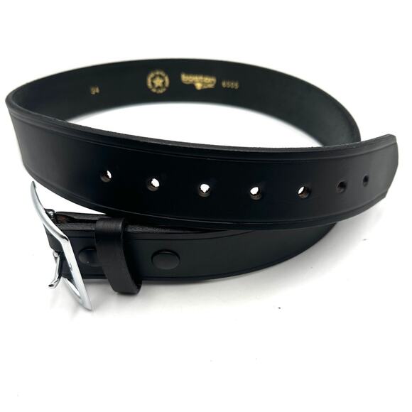 NEW - Boston Leather 6505-1-34 1.75" Wide Leather Police Garrison Belt - Picture 8 of 8